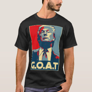 Goat Middle Finger Election 2024 Republican Poster T-Shirt