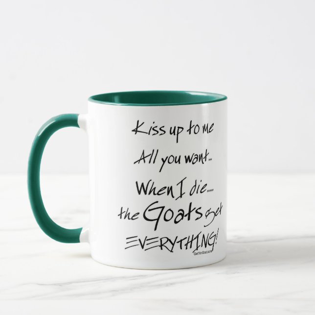 Goat Mugs and Goat Drinkware (Left)