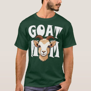 Goat Mum Cute and Funny Farm Animal Lover Womens T-Shirt