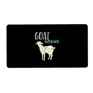 Goat Mum Floral Pet Goat Owner