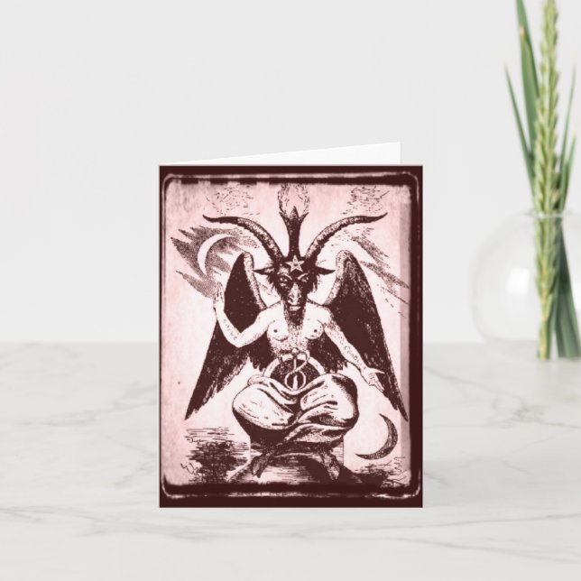 Goat Of Mendes (Old Style) Card (Front)