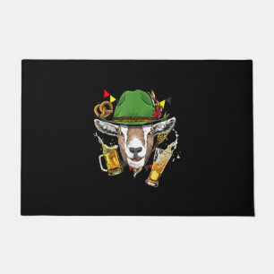 Goat Oktoberfest Lederhosen Costume Gift Doormat
