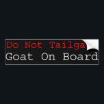 Goat On Board Bumper Sticker<br><div class="desc">Add pizazz to the bumper of your car!</div>