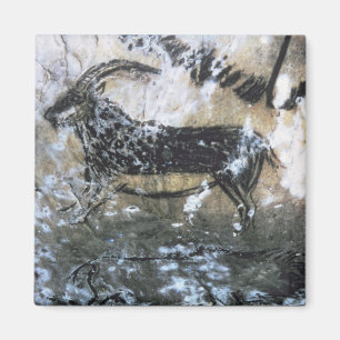 Goat or Chamois, rock painting in the Black Room, Magnet