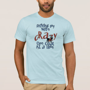 Goat Pet Farm Animal Crazy Wife Goat Dad Husband T-Shirt