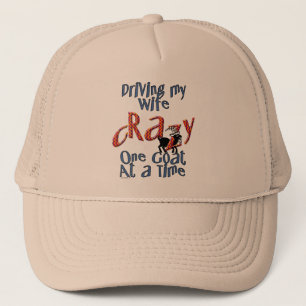 Goat Pet Farm Animal Crazy Wife Goat Dad Husband Trucker Hat
