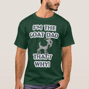 Goat Pet Farm Animal Goat Dad Husband T-Shirt
