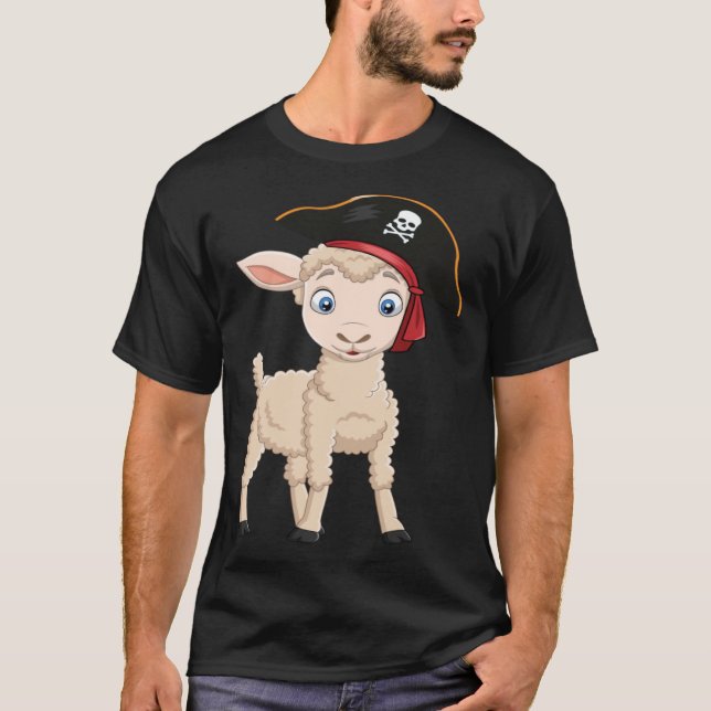 Goat Pirate Goats For Goat T-Shirt (Front)