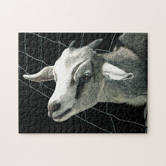 Goat Puzzle - "The Grass is Always Greener" (Horizontal)