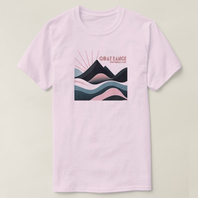 Goat Range Provincial Park Coloured Hills T-Shirt (Design Front)