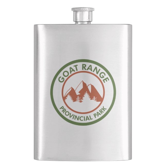 Goat Range Provincial Park Hip Flask (Front)