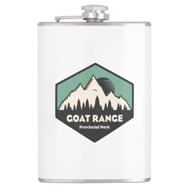 Goat Range Provincial Park Hip Flask (Front)