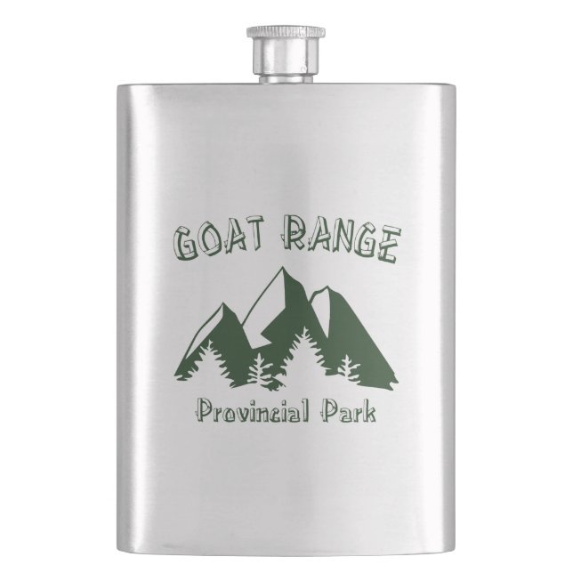 Goat Range Provincial Park Hip Flask (Front)