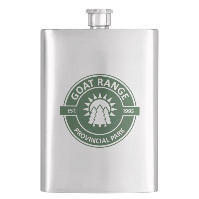 Goat Range Provincial Park Hip Flask (Front)