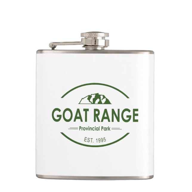 Goat Range Provincial Park Hip Flask (Front)