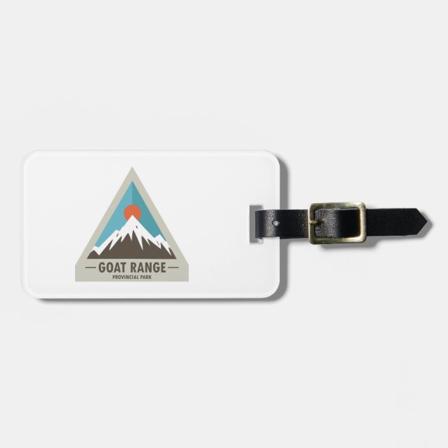 Goat Range Provincial Park Luggage Tag (Front Horizontal)