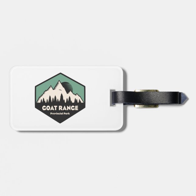 Goat Range Provincial Park Luggage Tag (Back Horizontal)