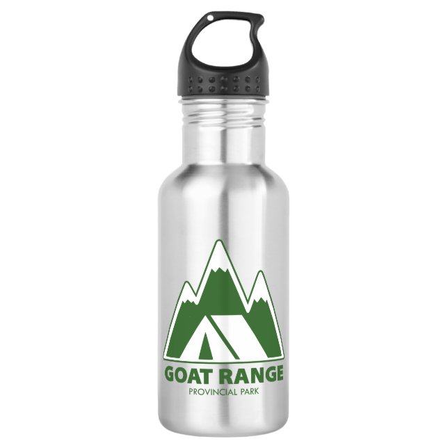 Goat Range Provincial Park Mountains Camping 532 Ml Water Bottle (Front)