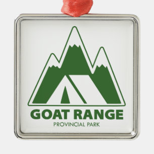 Goat Range Provincial Park Mountains Camping Metal Ornament