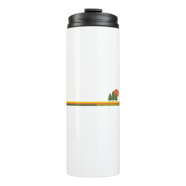 Goat Range Provincial Park Pine Trees Sun Thermal Tumbler (Front)