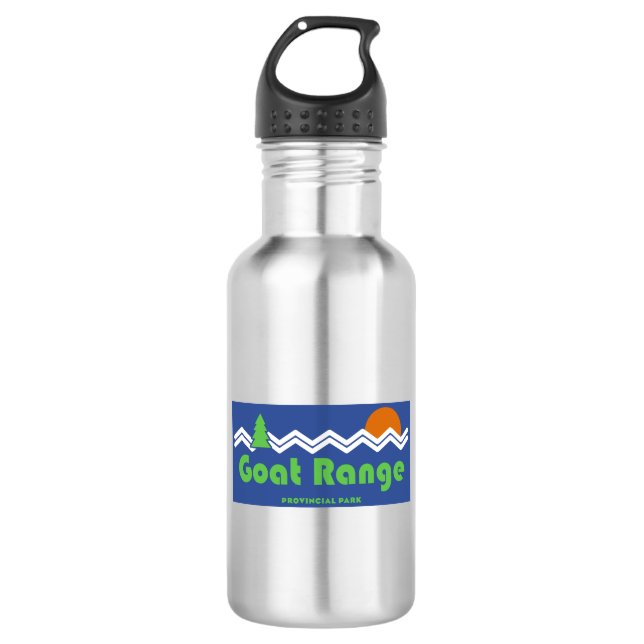 Goat Range Provincial Park Retro 532 Ml Water Bottle (Front)