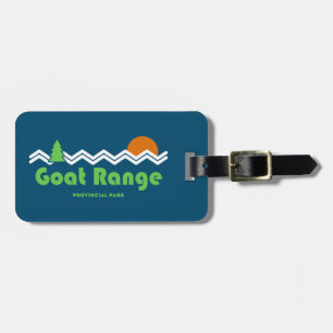 Goat Range Provincial Park Retro Luggage Tag