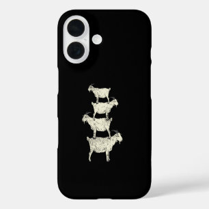Goat Retro iPhone 16 Case