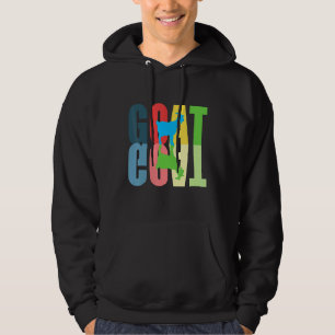 Goat Retro Vintage Goats Farm Hoodie