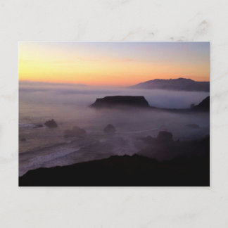 Goat Rock Sunset Photo Postcard