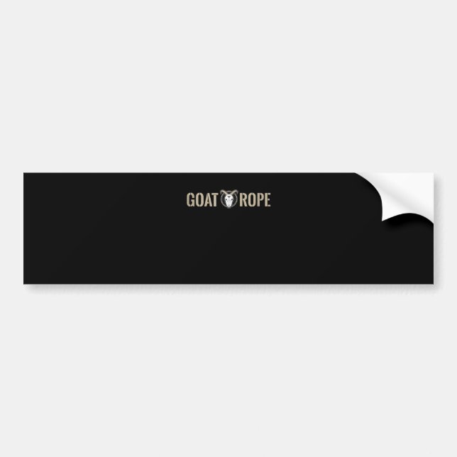 Goat Rope Goat Decoration Goat Gift Bumper Sticker (Front)