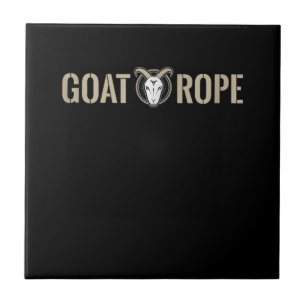 Goat Rope Goat Decoration Goat Gift Ceramic Tile