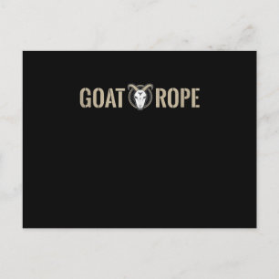 Goat Rope Goat Decoration Goat Gift Holiday Postcard