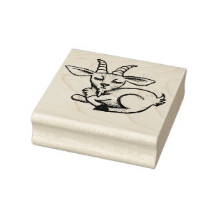 Goat                                               rubber stamp