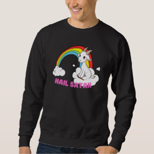Goat Satanic Occult Goat Retro Sweatshirt