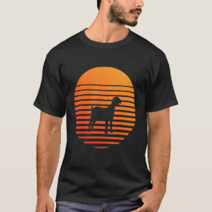 Goat Shadow Silhouette In Front Of A Sun T-Shirt
