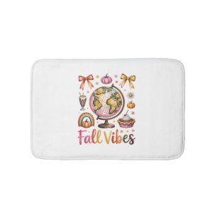 Goat Shirt Country Pumpkin Bath Mat