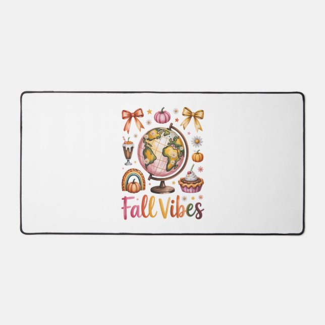 Goat Shirt Country Pumpkin Desk Mat (Front)