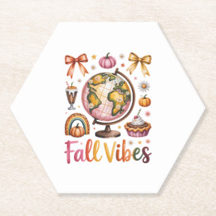 Goat Shirt Country Pumpkin Paper Coaster