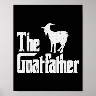 Goat Shirts Farm Animal Men Women Kids The Goat Fa Poster
