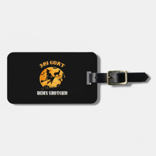 Goat Shotgun Scary Halloween Luggage Tag