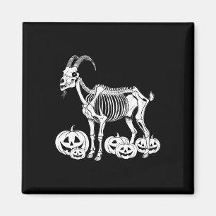 Goat Skeleton Birthday Halloween Mens Womens Kids Magnet