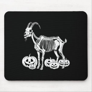 Goat Skeleton Birthday Halloween Mens Womens Kids Mouse Pad