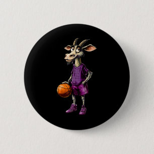 Goat Sketll Sketll Player Goat 6 Cm Round Badge