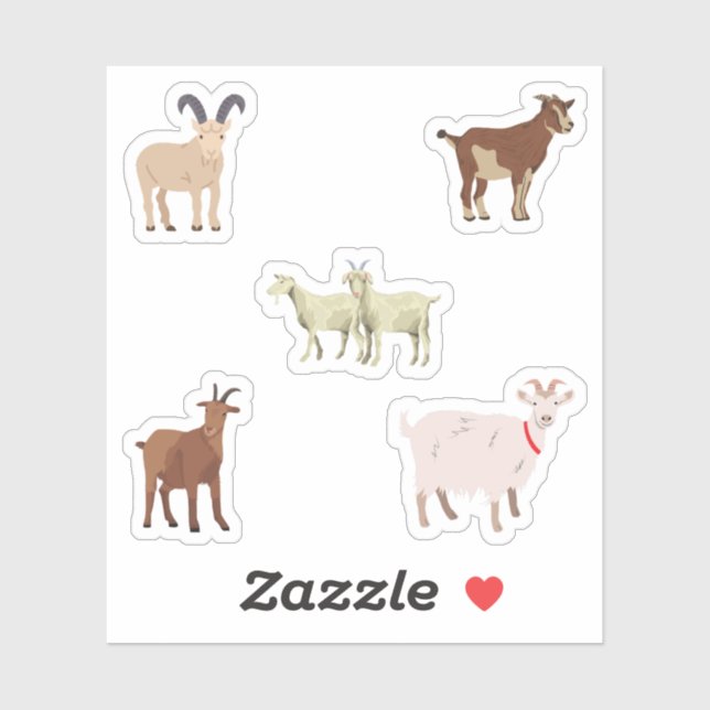 Goat Stickers (Sheet)