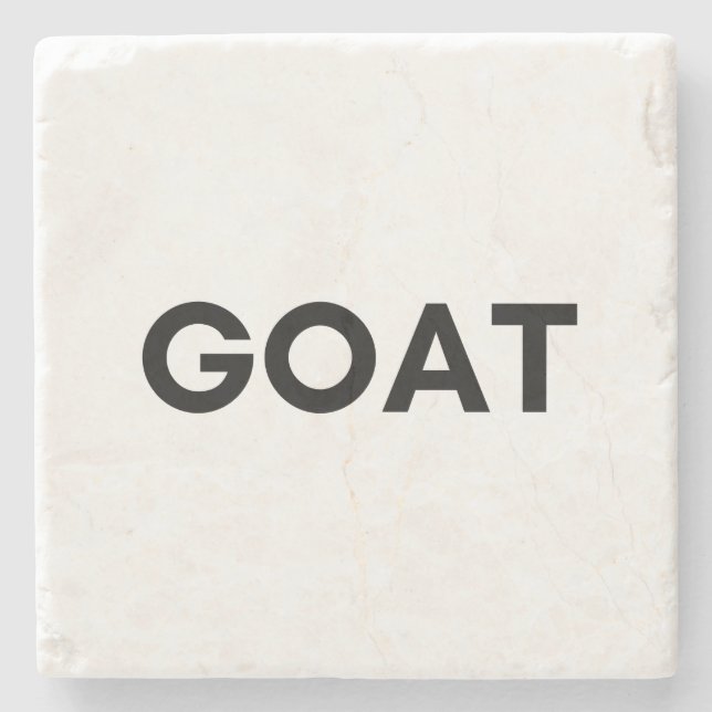 goat stone coaster (Front)