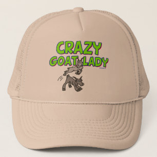 Goat T-shirt Crazy Goat Lady 5 Trucker Hat