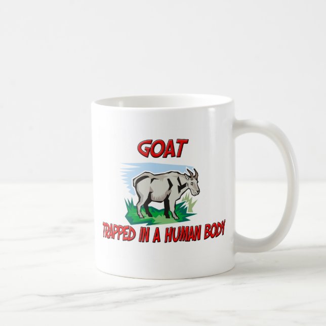 Goat trapped in a human body coffee mug (Right)
