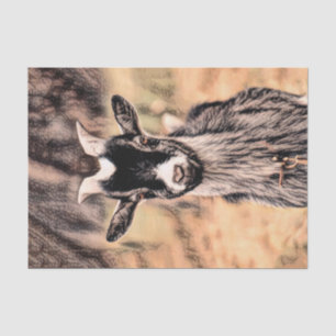 Goat Vintage Country Farm Animal Decoupage Tissue Paper