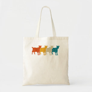 Goat Vintage Retro Farm Animal Goats Farmer   Tote Bag