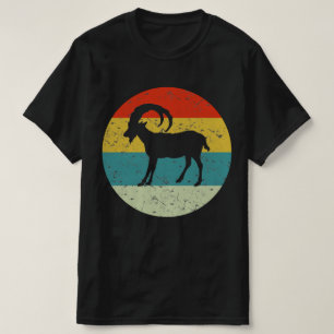 goat vintage retro silhouette 70s T-Shirt